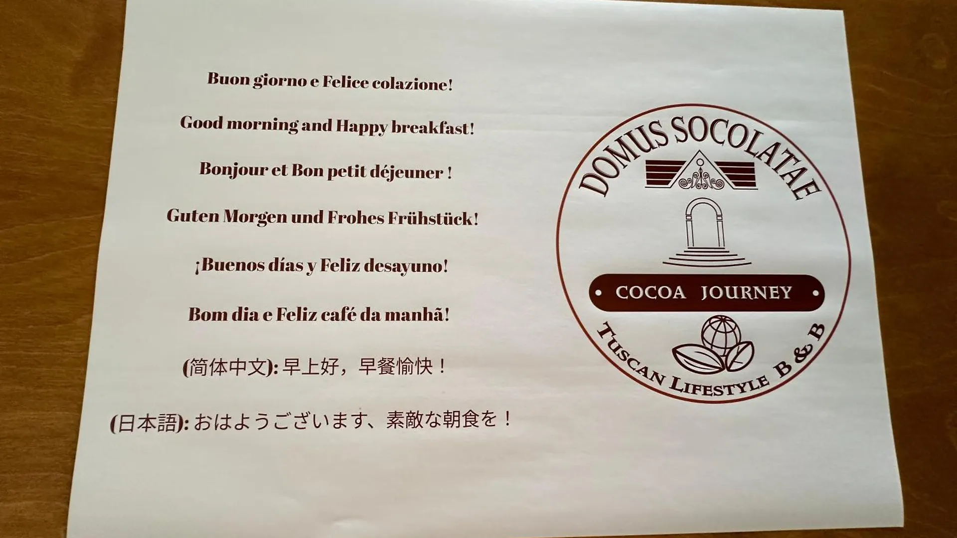 Domus Socolatae Cocoa Journey Tuscan Lifestyle B&B Follonica 0*,
